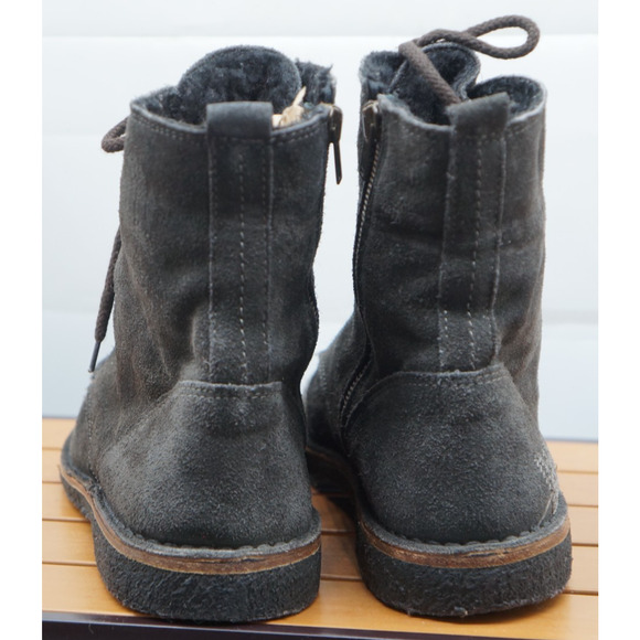 Unisex Golden Goose Gramercy Distressed Suede Lace Boot Size 41 Women 10/ Men 8 - Picture 6 of 12